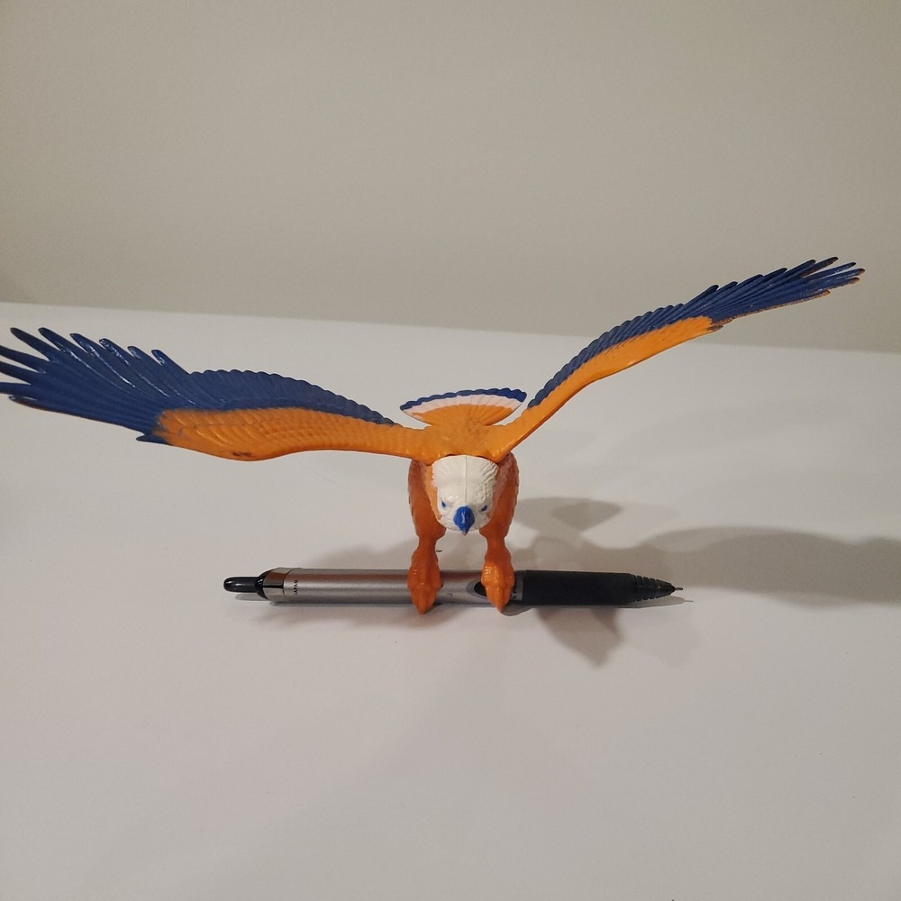 Vintage 1972 MOTU Zoar He- Man Orange Falcon Bird, Screech Bird Action Figure...